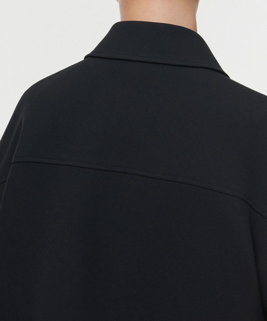 Musinsa Standard Woman Women'S Twill Crop Jacket [Black]