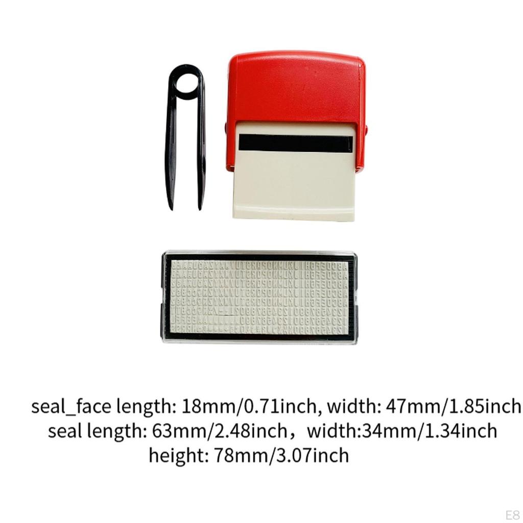 DIY Benutzerdefinierter Stempelset-Druck für die Schule