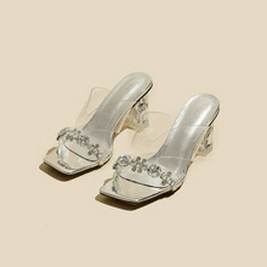 2024 Summer Black Stiletto Heels - One-Strap Sexy Niche Fairy Style Sandals