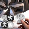 Peugeot Kovové samolepky na středové krytky kol auta Příslušenství Pro Peugeot 408 4008 308 3008 Rifter 5008 508 2008 208 301 RCZ 106