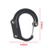 Hybrid Gear Clip - Carabiner Rotating Hook Clip Non-Locking Strong Clips