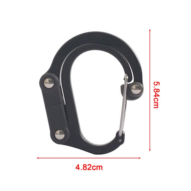 Hybrid Gear Clip - Carabiner Rotating Hook Clip Non-Locking Strong Clips