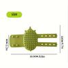 Silicone Cat Scratch Board with Flexible Bristles & Massager - Wall-Mounted or Table Leg-Mounted,Non-Electric Pet Grooming & Hair Removal Tool,Durable