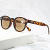 Stylish Full Frame Reading Glasses Vintage Rivet Leopard Round Sunglasses Women Men Ultra Light Unisex Presbyopia Glasses