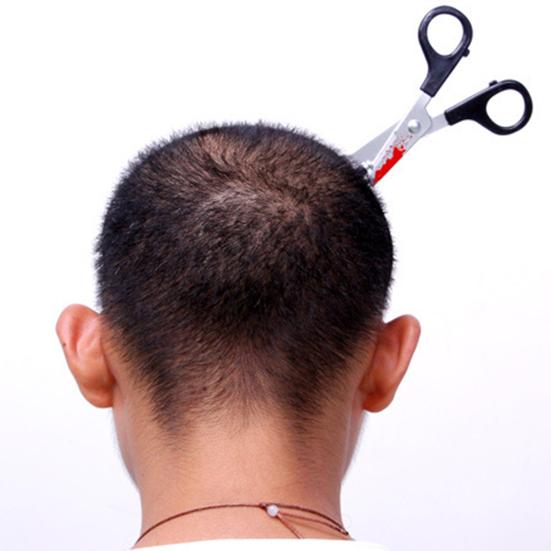 Halloween-Grusel-Stirnbänder, hohe Elastizität, verschleißfest, Kostümzubehör durch den Kopf, Halloween-Grusel-Zombie-Axt-Scheren-Stirnband für Festivals