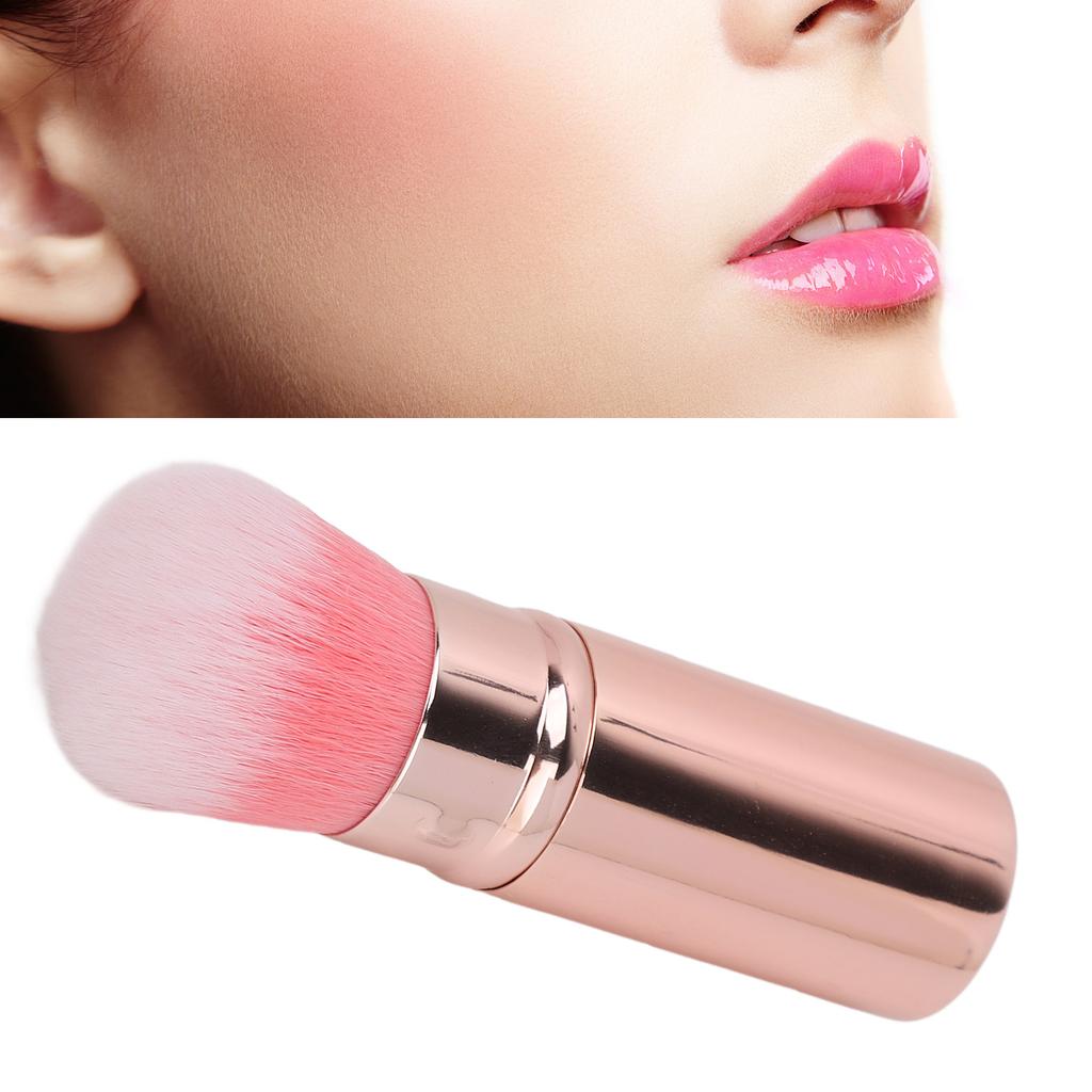 Retractable Makeup Brush Travel Portable Soft Hair Loose Powder Brush Cosmetic Tool for Makeup Artist