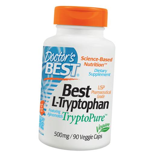 

Tryptophan, L-Tryptophan 500, Doctor s Best 90vegcaps (27327003) 90vcaps
