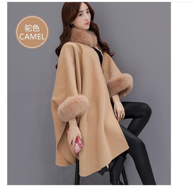 Damen Winter Parka Mantel Lässig Frauen Pelzmäntel Frau Kleidung Mantel Schal Jacke -O28SJK