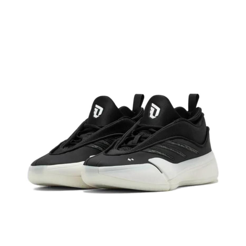 BSTN x Bayern Monaco Pallacanestro x adidas Dame 9 Nero Oliva Strata Sneakers Unisex Core-Black Cloud-White JI2674