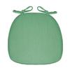 Thickened D-Shape Corduroy Seat Cushion For Dining Chairs,Classic Style,All-Season Comfort, Sewn Seam Closure, Multipurpose Use