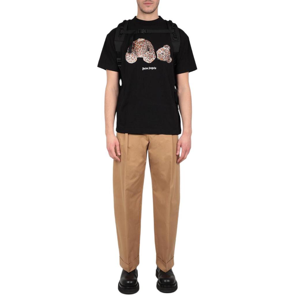 Palm Angels Leopard Bear Classic T Shirt PMAA001S22JER0181060