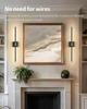 Remote-Controlled Rechargeable Three-Color Wall Light for Living Room, Bedroom, and Stairwell