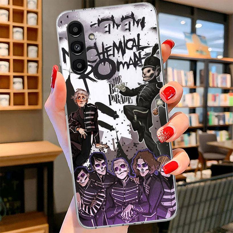 My Chemical Romance MCR Phone Case For Samsung Galaxy A17 A37 A57 A16 A26 A36 A56 A15 A25 A35 A55 A14 A24 A34 A54 A13 A23 A33 A5