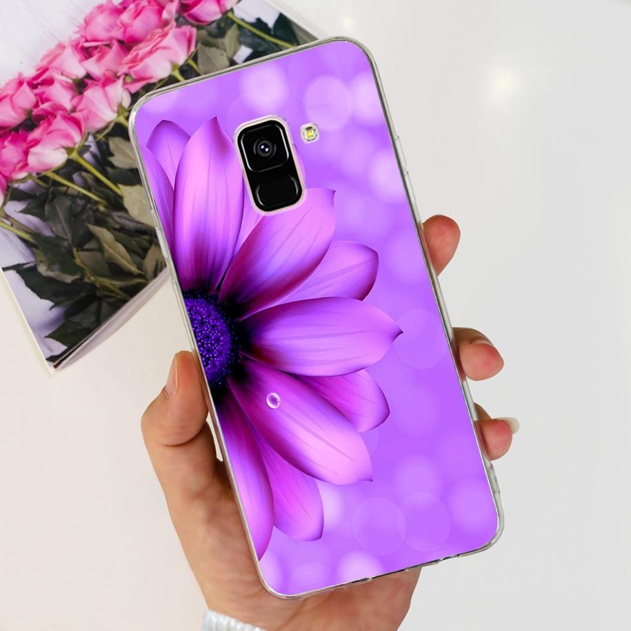 For Samsung Galaxy A6 A8 Plus Case 2018 Case Fashion Butterfly Soft Clear TPU Phone Cover For Samsung A6+ A8+ A 6 A 8 2018 Funda