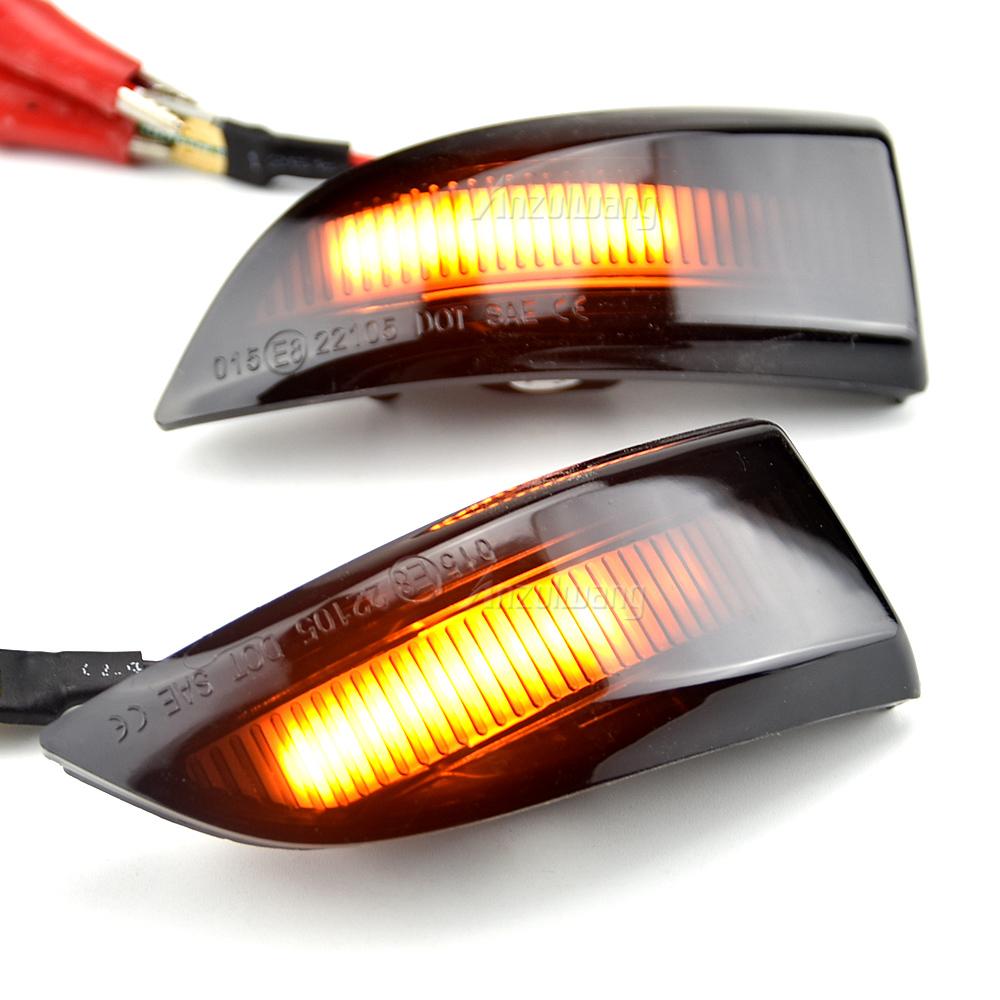 Dynamic Turn Signal Light For Renault Grand Scenic III Megane MK3 Fluence Latitude Samsung SM5 Rearview Mirror Indicator