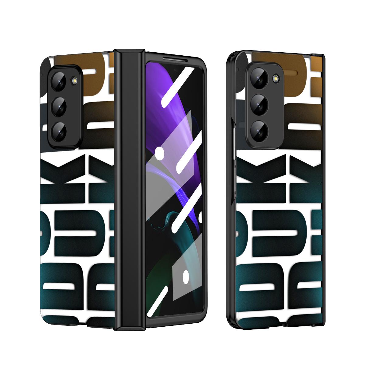 

Прозорий фліп-чохол із покриттям для Samsung Galaxy Z Fold 6 5 4 3 2 5G W23 Fold4 Протиударна плівка для переднього скла Full Protect Cover Z FOLD 6 золотий