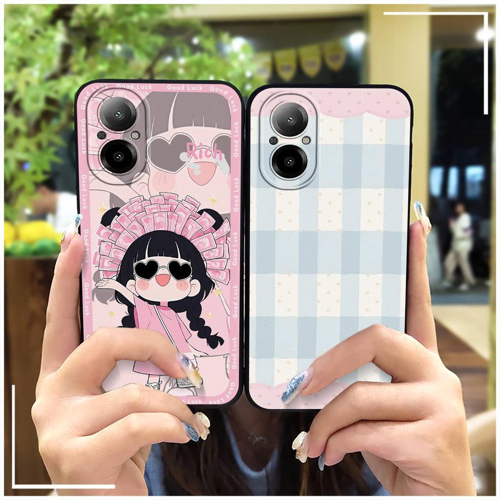 Waterproof Durable Phone Case For Realme C67 4G/Realme12 Lite Dirt-resistant Cartoon Graffiti Anti-knock Silicone TPU