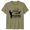 Wishing I Was Fishing Hobbies Unisexs TShirt