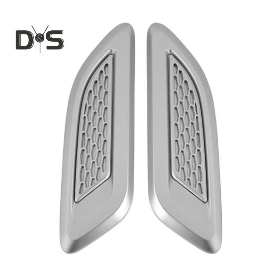 2Pcs Strong Viscosity Air Vents Stickers Smooth Surface Practical Air Intake Flow Vent Fender Cover Stickers