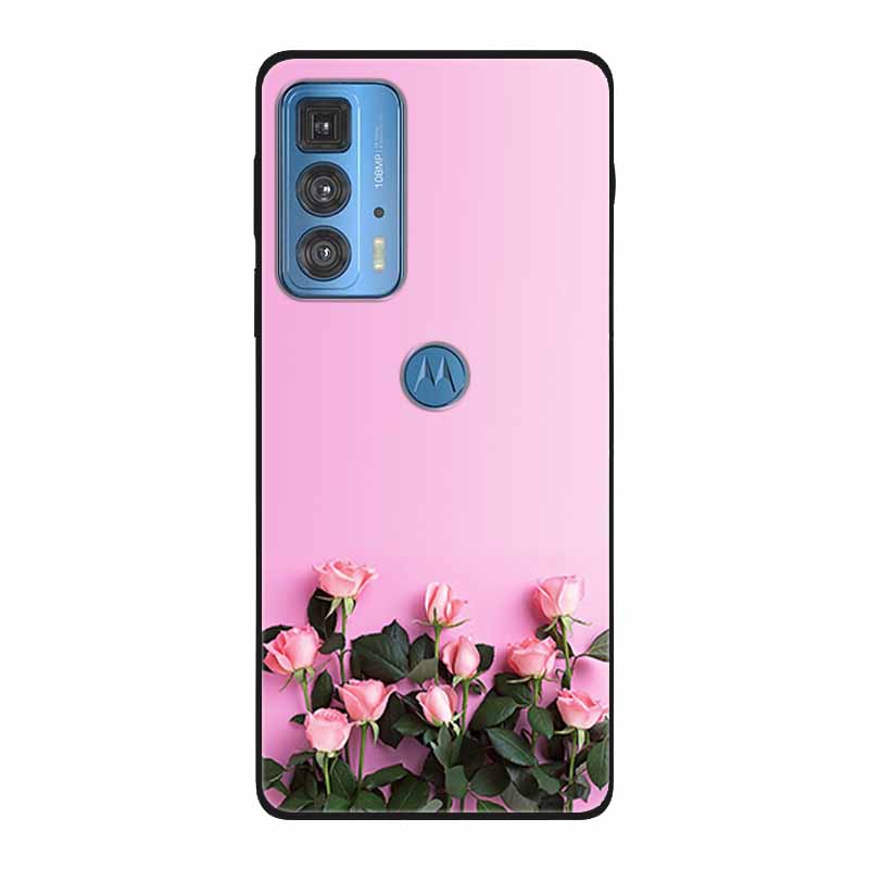 Dla Motorola Moto Edge 20 Pro Lite 5G Case odporny na wstrząsy miękki silikon TPU tylna pokrywa dla Moto Edge20 Fusion Pro etui na telefony śliczne