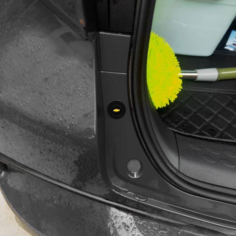 For Chevrolet KM0Car Door Shock Absorber Cushion Shockproof Pad Auto Goods for Chevrolet Cruze Aveo Captiva Lacetti Auto Styling Valve Stems