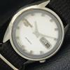 USED VINTAGE SEIKO 5 AUTOMATIC 6119C JAPAN MENS WHITE COLOR DIAL WATCH A433810-2 R119-a433810