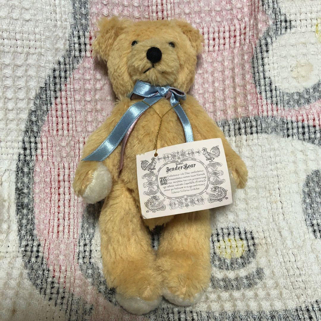 

[USED] SHINADA Atelier Toyoko Teddy Bear with Paper Tag, Pre-owned