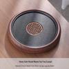Chaxun Ebony Round Tea Tray