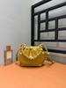 High Quality Leather Women'S Bag Donut Chain Lucky Bag Bag Drawstring Cloud Bag Underarm Bag