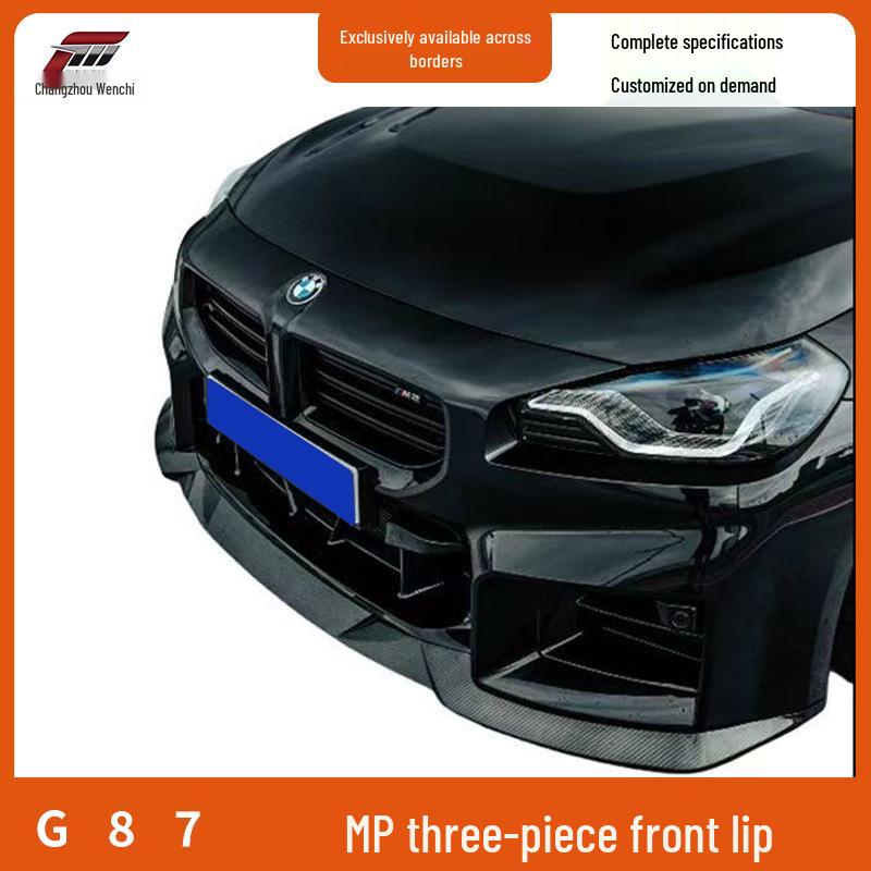BMW M2 G87 (22-25) Black Warrior Sport Front Lip Splitter Bumper Kit