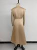 European & American 2026 New Style Elegant Sleeveless Wrap Dress - Light Luxury Solid Color with Irregular Hem