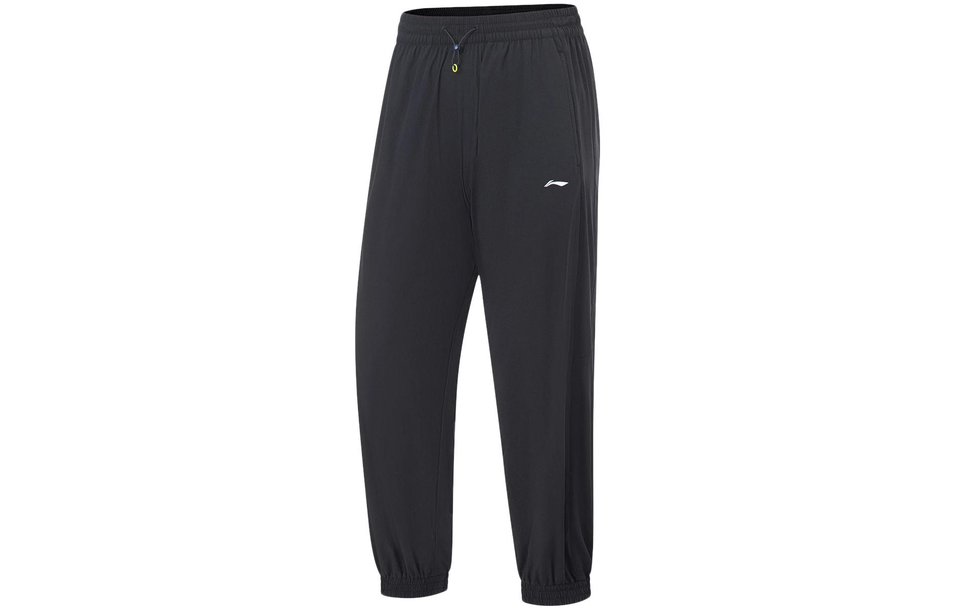 Спортивные брюки из трикотажа женские черные Li Ning Fitness Series AYKT500-3 S