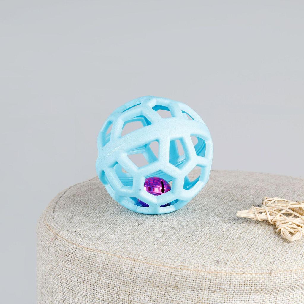 Durable Geometric TPR Pet Toy Ball for Dogs and Cats