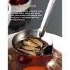 Stainless Steel Soup Fat Oil Separator Ladles Skimmer Spoon Soup Colander for Kitchen with Heat Insulation Anti-scalding