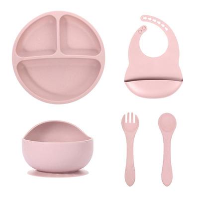A71Z Baby Feeding Set, With Strong Suction, Silicone Tableware, Used To Hold Solid Food.