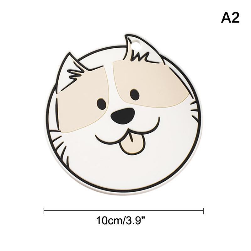 

Cartoon Food Coasters Round Diatomite Heat Insulating Mats Household Table Absorbent Non-Slip Coaster Home Accessories Kitchen
