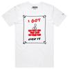 VOICEART Stick Figure Climbed the Wall Funny T-Shirt with Premium Graphic Design