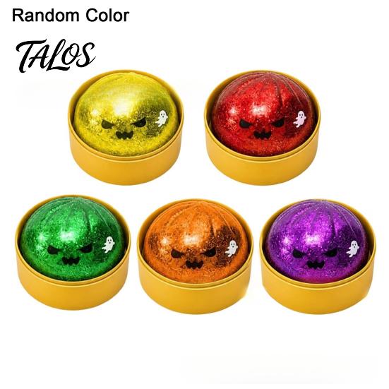 Hand Exerciser Stress Toys Halloween Glitter Dumpling Squeeze Toy, Slow Rising Soft TPR Fidget Toy for Durable Decompression Ball Adults Kids,