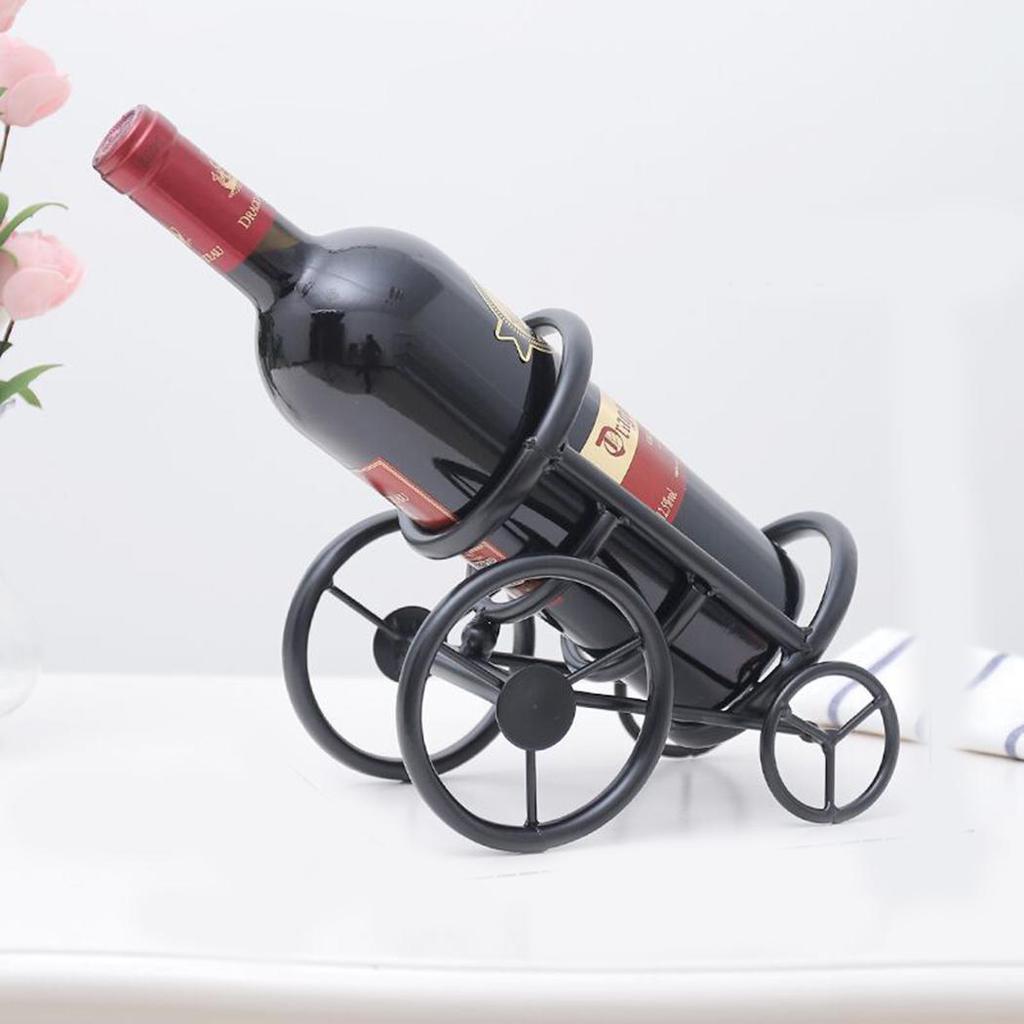 Buy Home Bar Metal Wine Display Racks Stand Holder Art Decor at affordable prices — free
