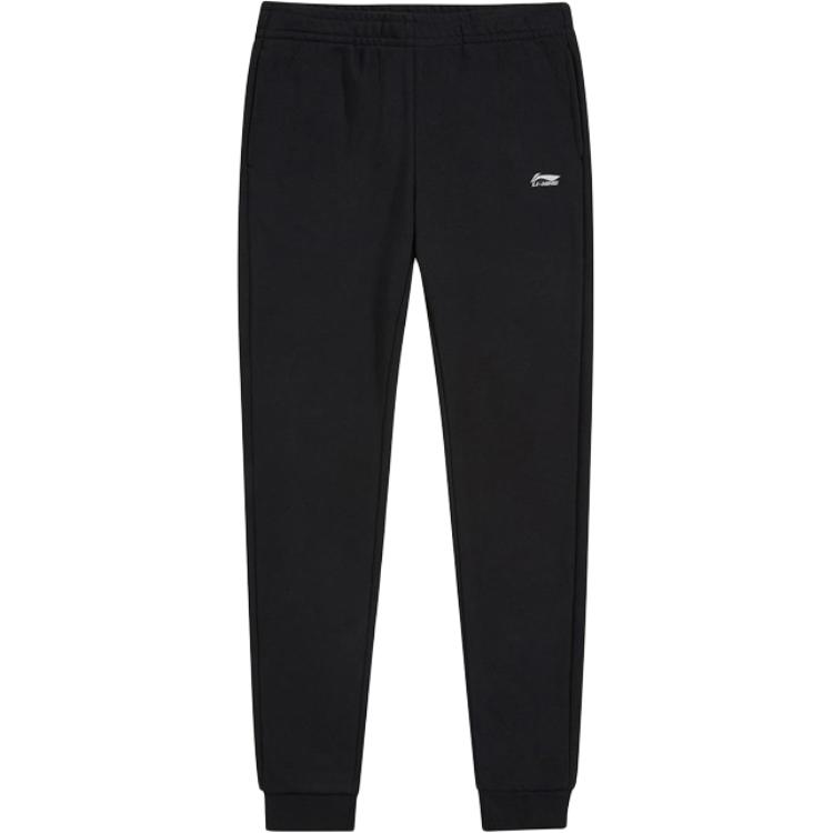 

Li-Ning Удобные повседневные дышащие тренировочные длинные брюки женские низ черного цвета AKLUB22-1 S