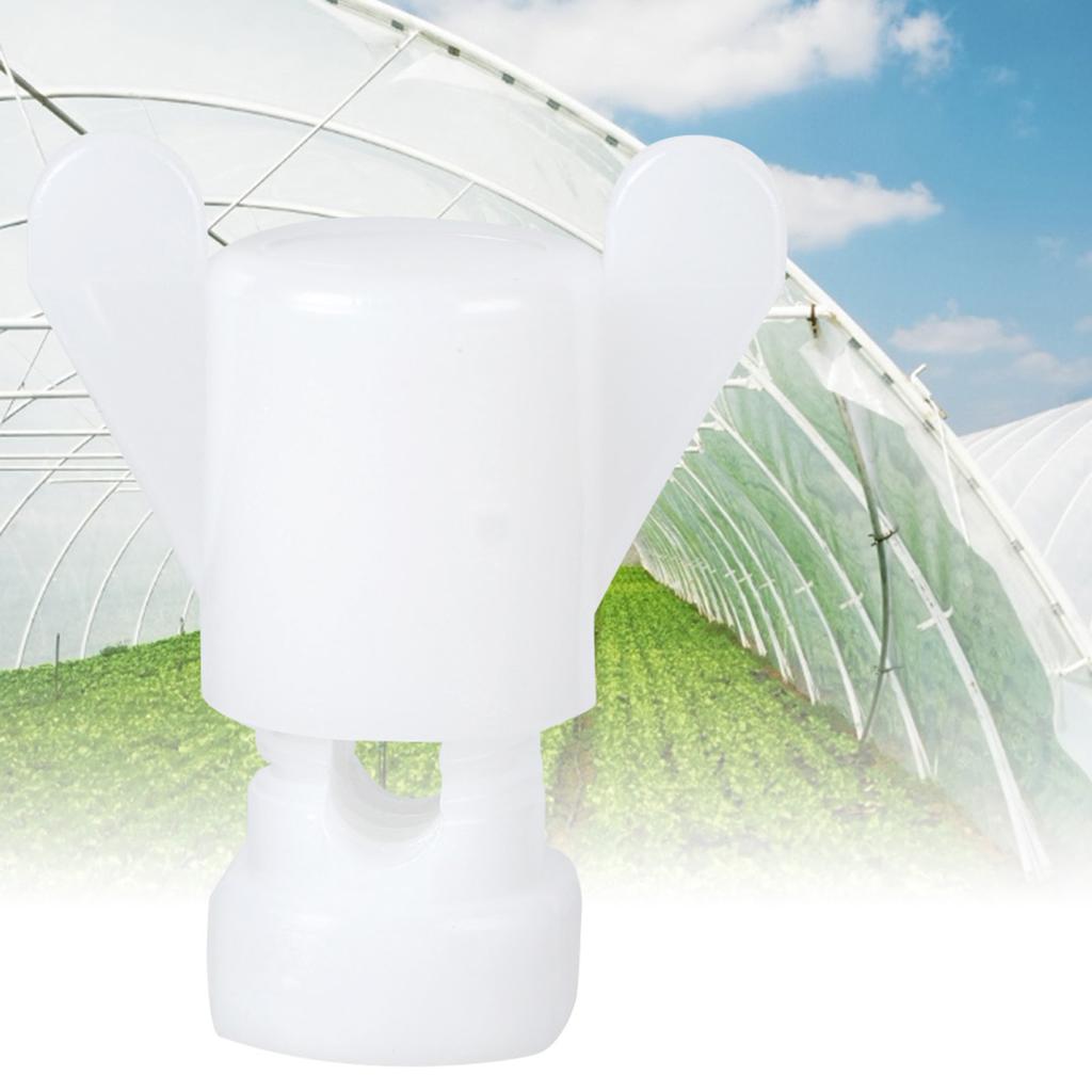 Plastic Screw Nut Set For Ventilation Window Fixing Equipment Farm AccessoriesWhite 100Pcs