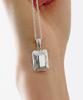 Lazy N Crazy [Silver 925] Emerald Cut Necklace