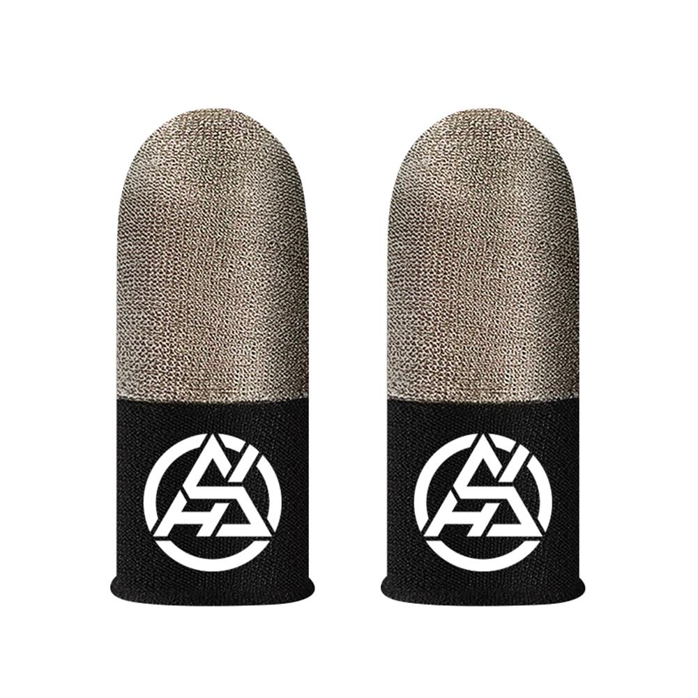 1-5 Pair Luminous Fingertips Breathable Game Finger Sleeve Finger Cots Touch Screen Thumb Gloves for PUBG Mobile Gaming 5