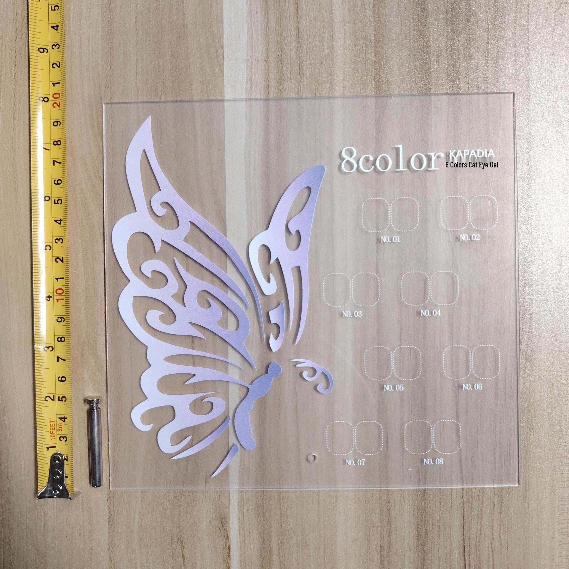 

Японська дошка для демонстрації нейл-арту: Книга-палітра та підставка для триколірних гель-лаків