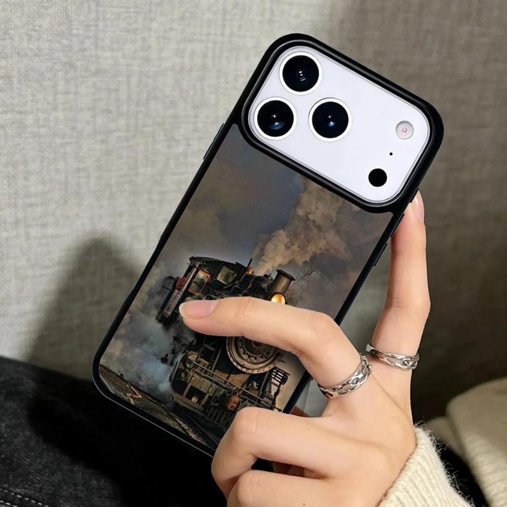 Capa Case for iPhone 17 Air 16 Pro Max 15 Plus 11 13 Mini 14 12 Back Phone Cover Moscow locomotive