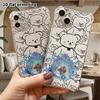 Phone Case: 2D flat suitable for iPhone 18 17 16 15 14 13 Pro, transparent four corner protective case, red haired loli, Christmas and Halloween gift