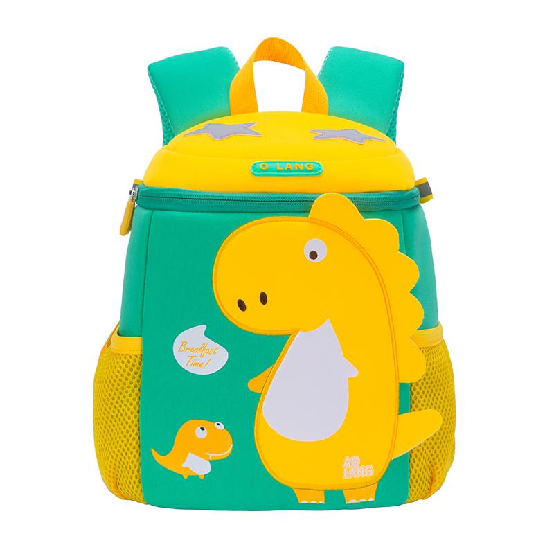 Kids Dinosaur Backpack For Kindergarten - Toddler School Bag With Chest Strap, Reflective Strips, Side Pockets - View #9
