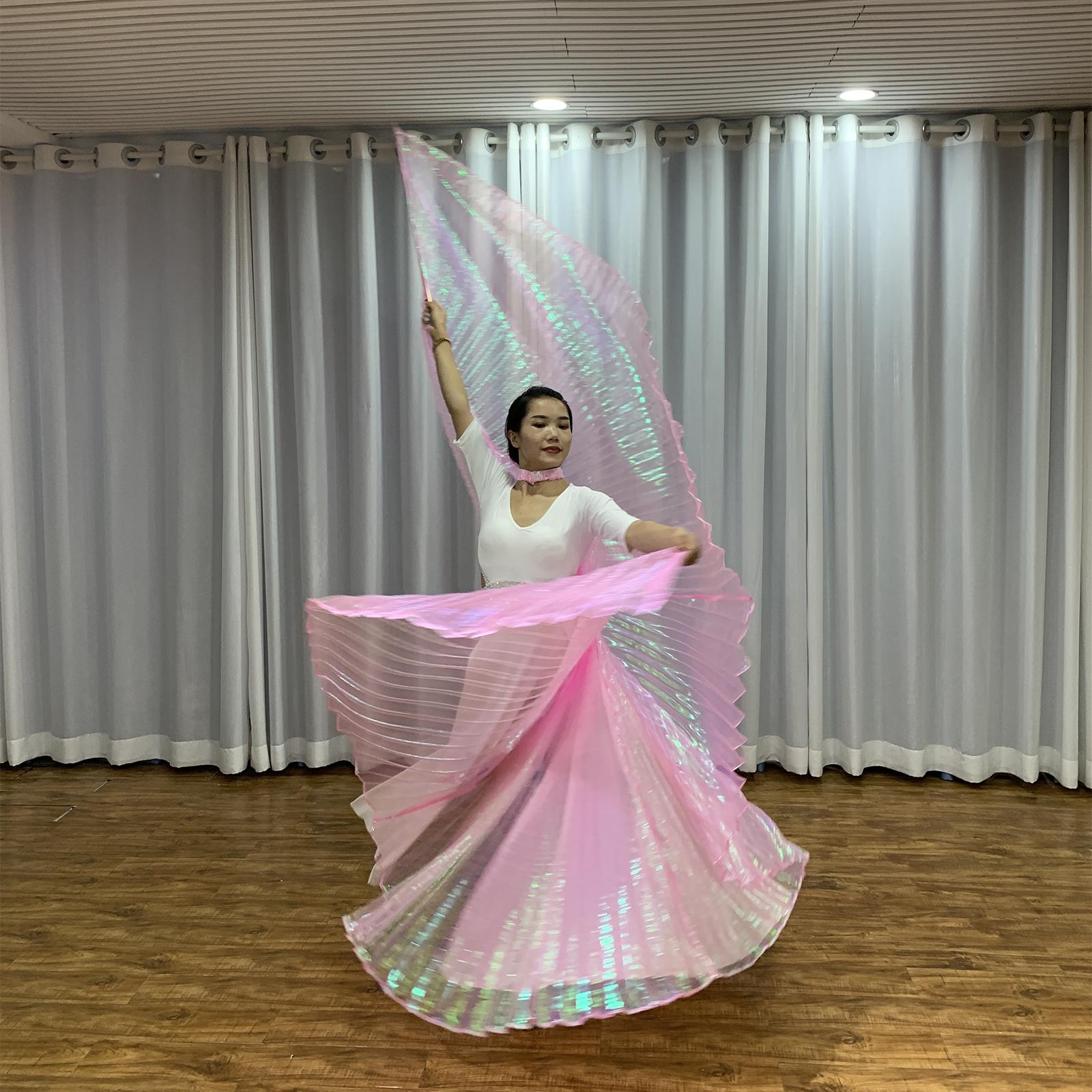 Крылья ангела Большие крылья ангела для взрослых Легкие танцевальные крылья Простые в использовании крылья ангела Элегантные большие крылья ангела для взрослых розовый