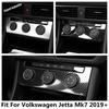 For Volkswagen Jetta Mk7 - Car ABS Accessories Central Control AC Air Conditioning Panel Decoration Frame Cover Trim