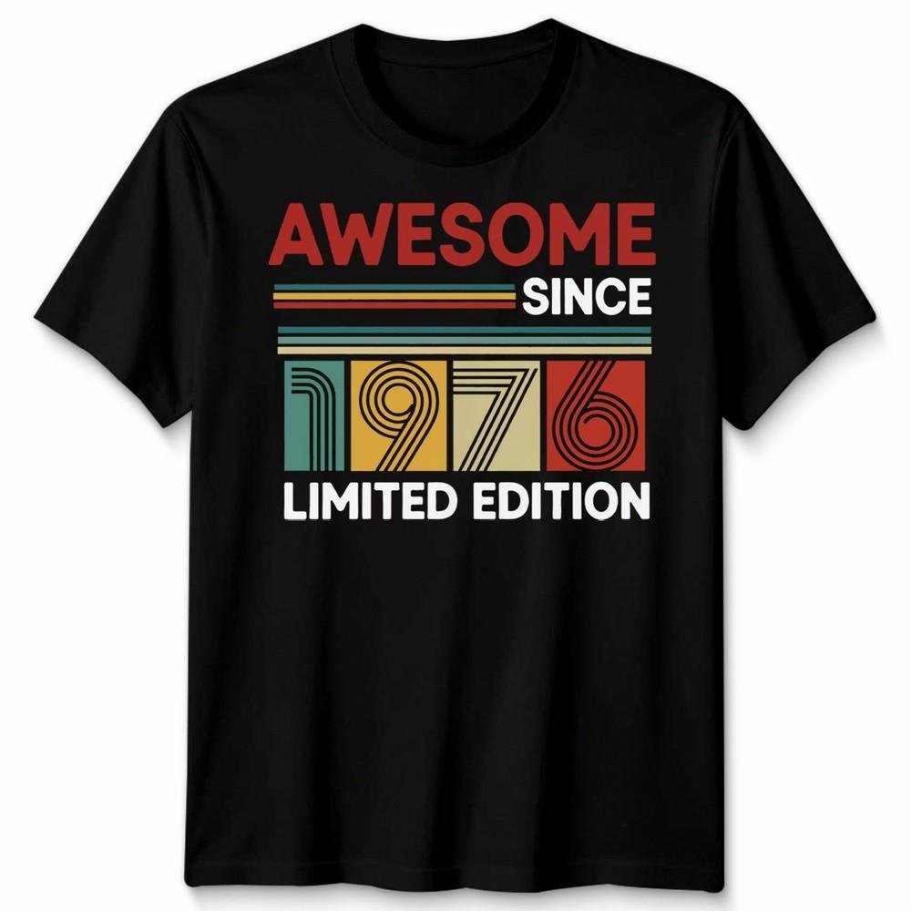 50th Birthday Unisex T Shirt 50yr 1976 Fifty Years Birthday Gift Tee